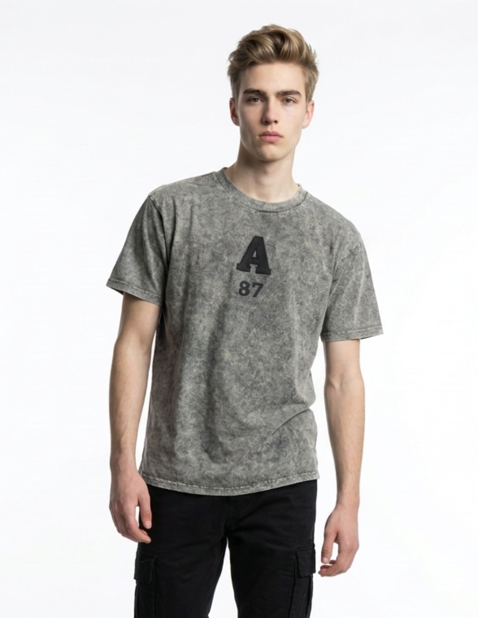 Playera cuello redondo para hombre 1