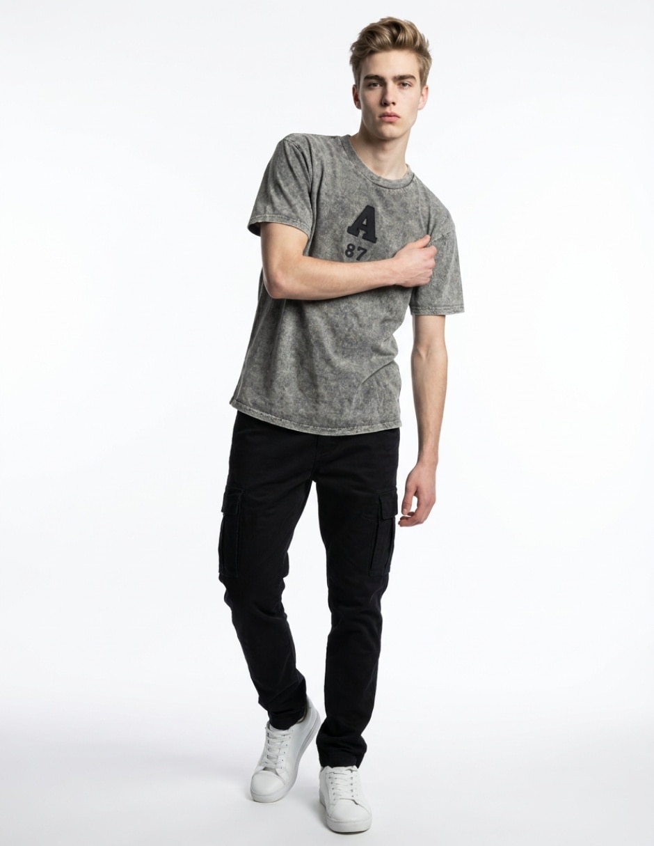 Playera cuello redondo para hombre 3