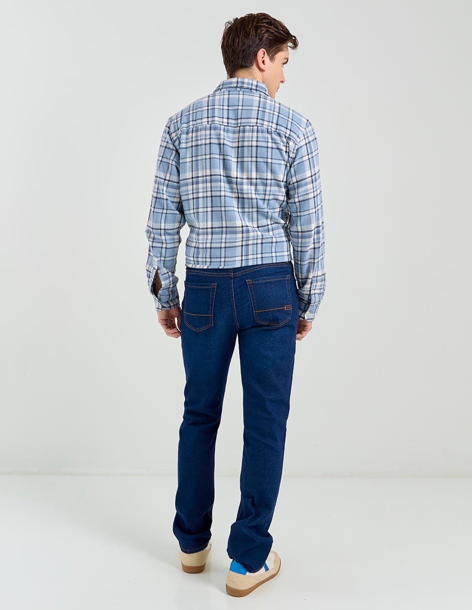 Jeans slim Aéropostale lavado obscuro para hombre