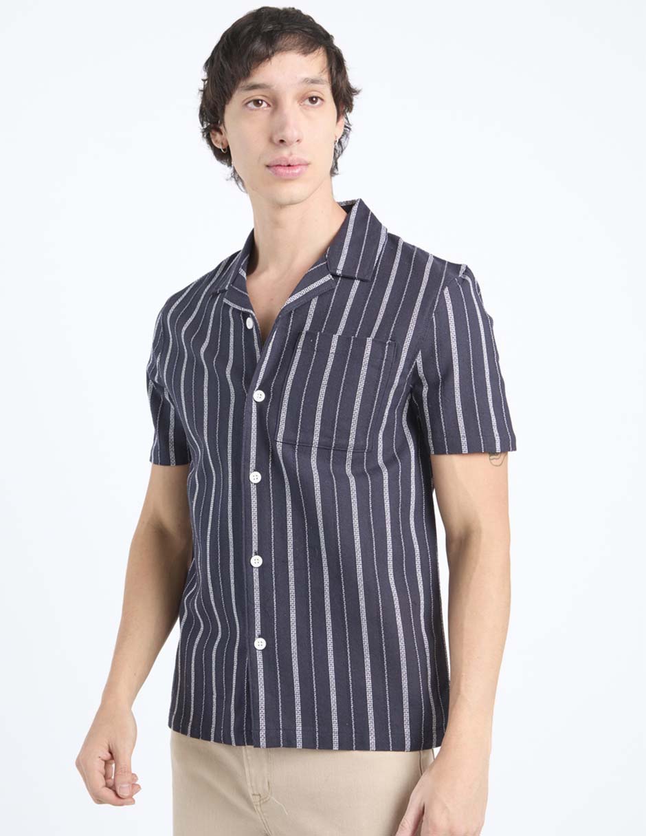 Camisa casual manga corta para hombre 2