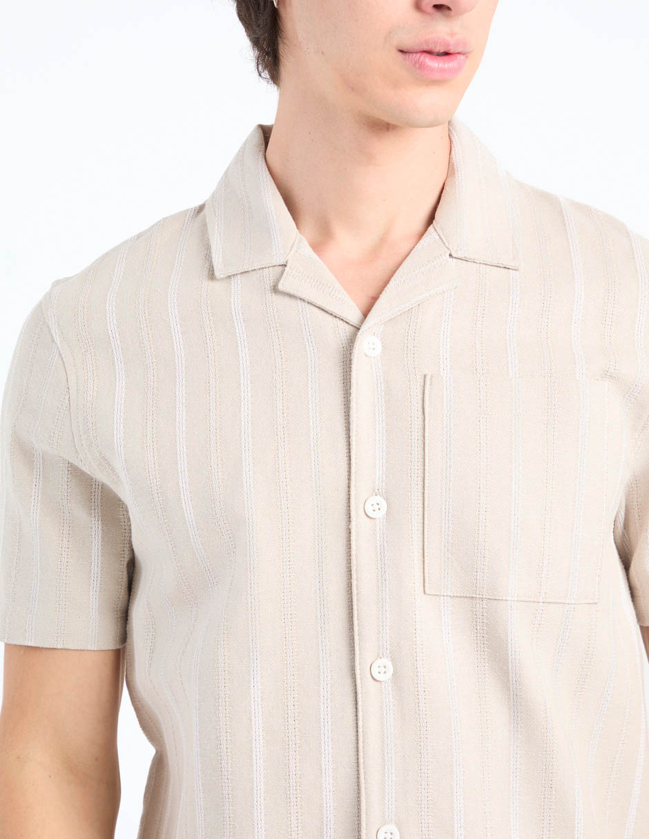 Camisa casual Aéropostale manga corta para hombre