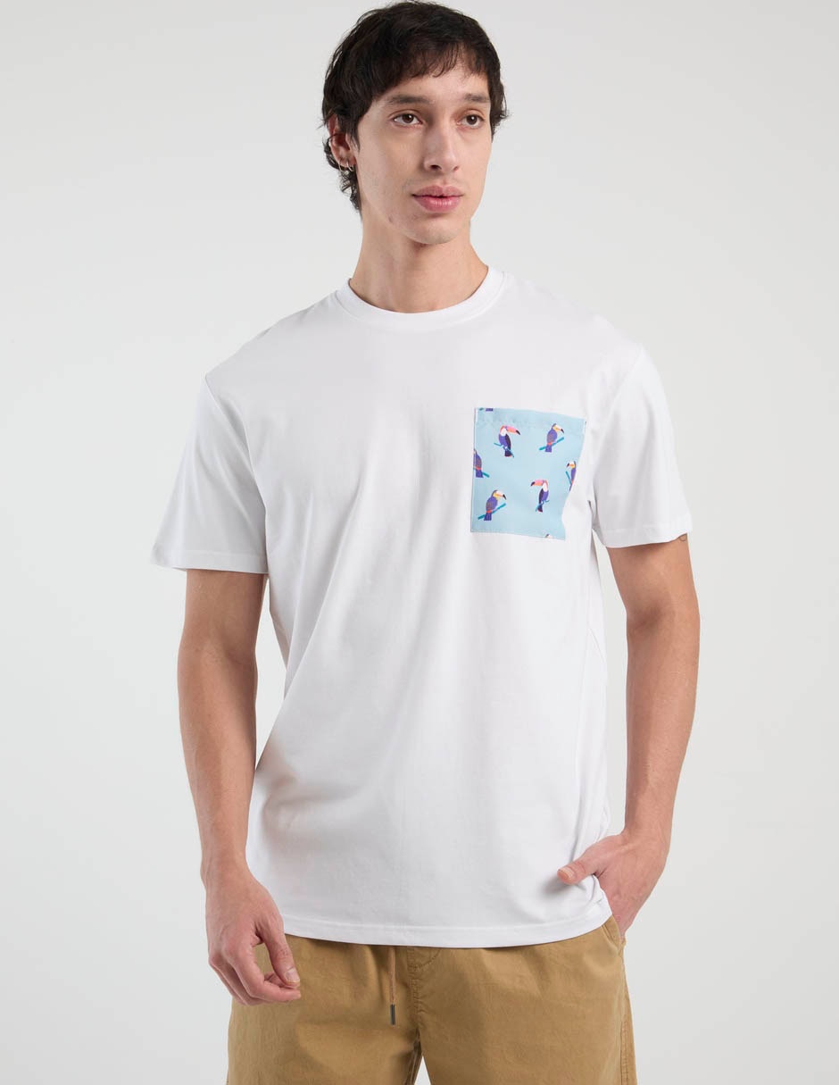Playera cuello redondo para hombre 2