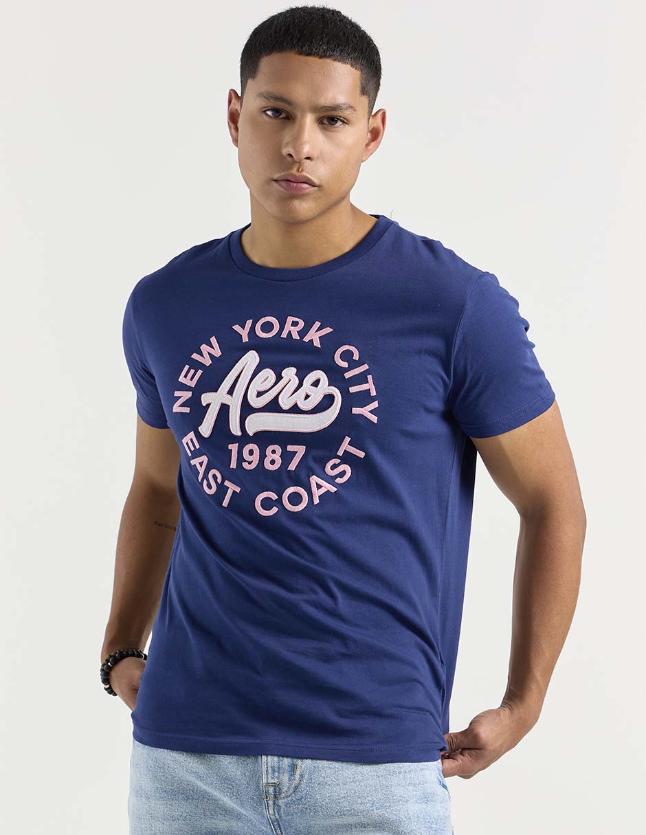 Playera cuello redondo para hombre