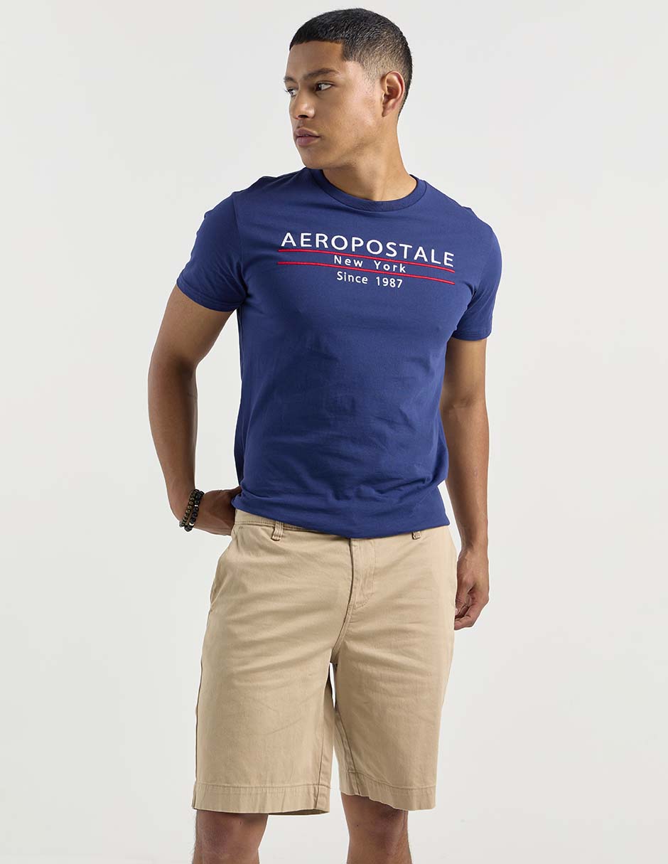 Playera cuello redondo para hombre
