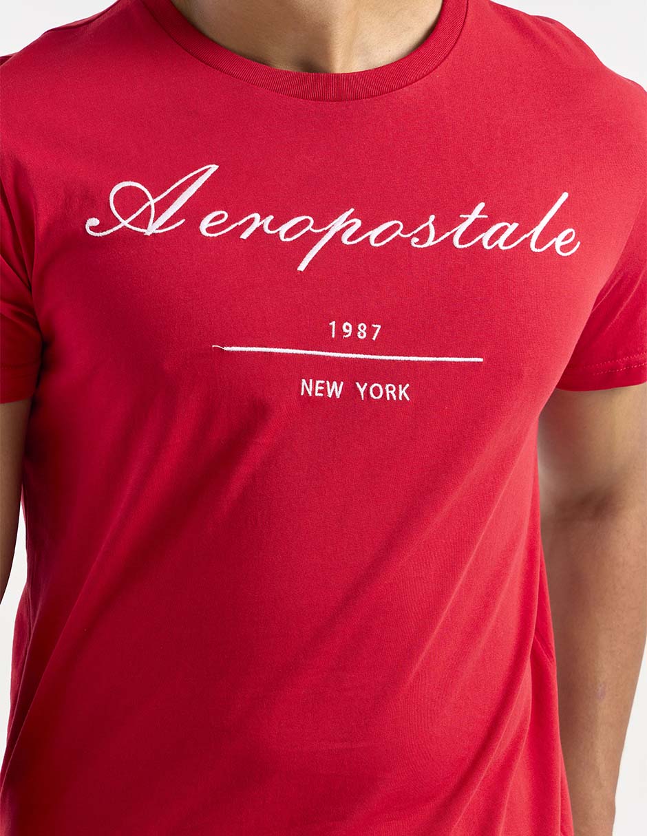 Playera Aéropostale cuello redondo para hombre