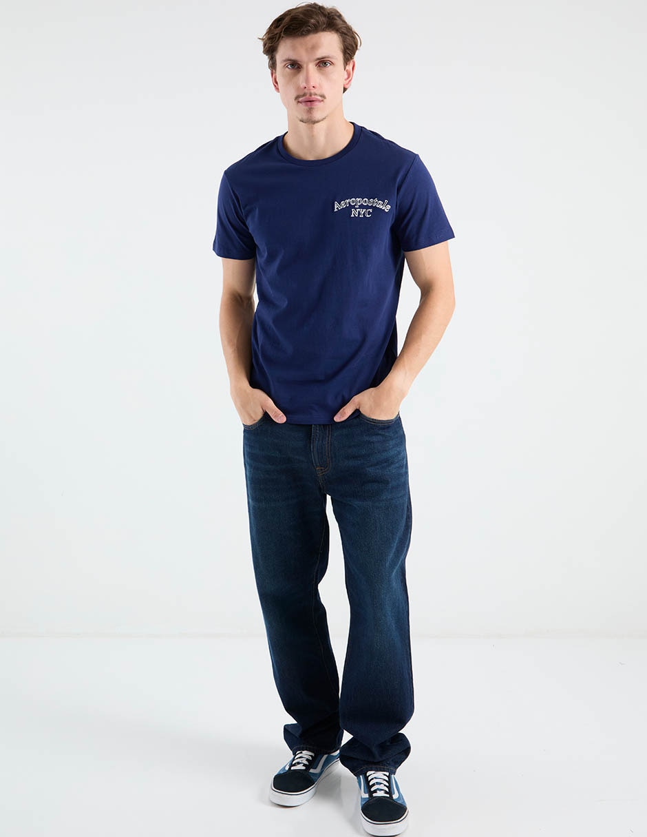 Playera cuello redondo para hombre
