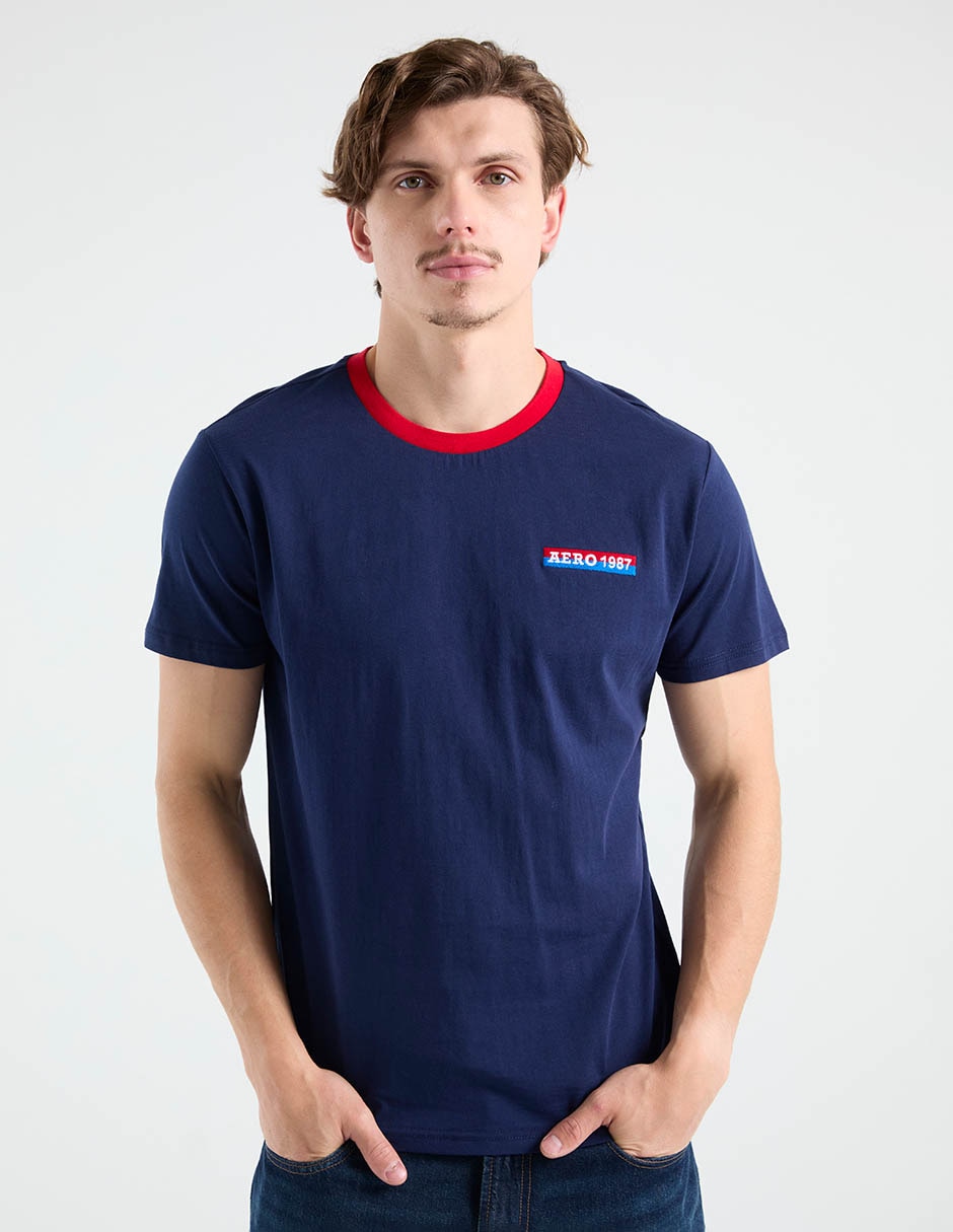 Playera cuello redondo para hombre Playera cuello redondo para hombre