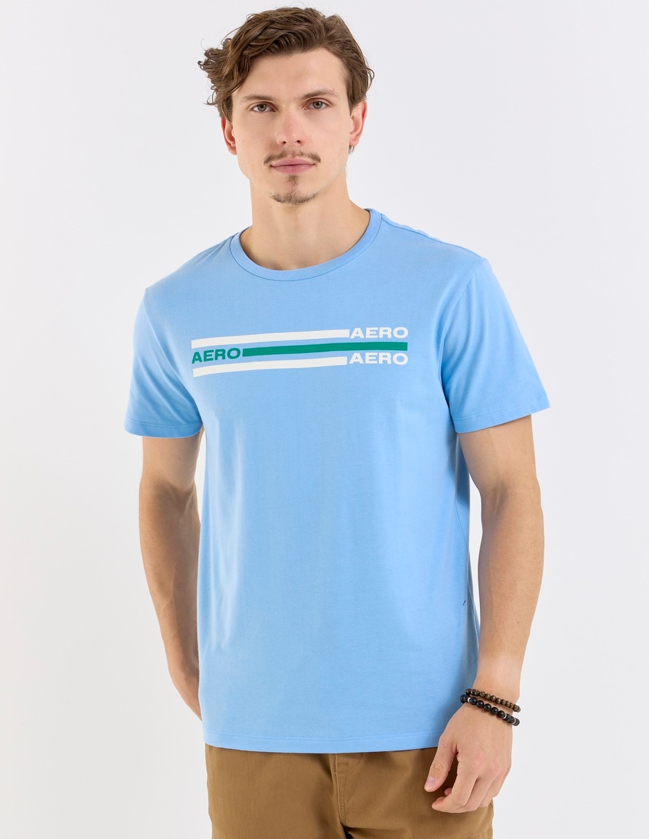 Playera cuello redondo para hombre
