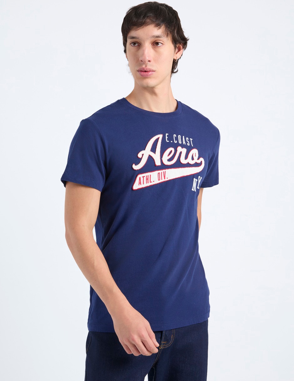 Playera aéropostale cuello redondo para hombre
