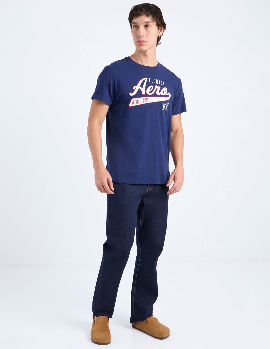 Playera aéropostale cuello redondo para hombre