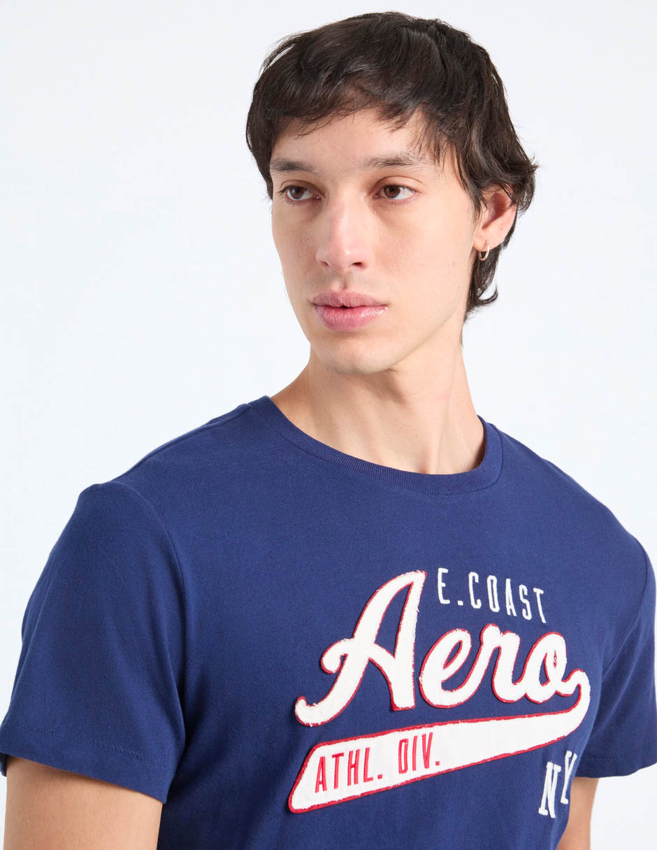 Playera aéropostale cuello redondo para hombre