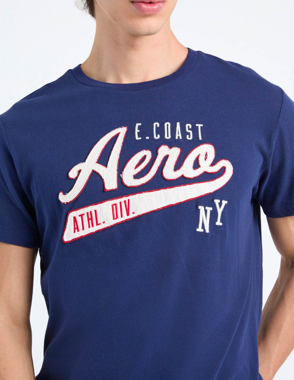 Playera aéropostale cuello redondo para hombre