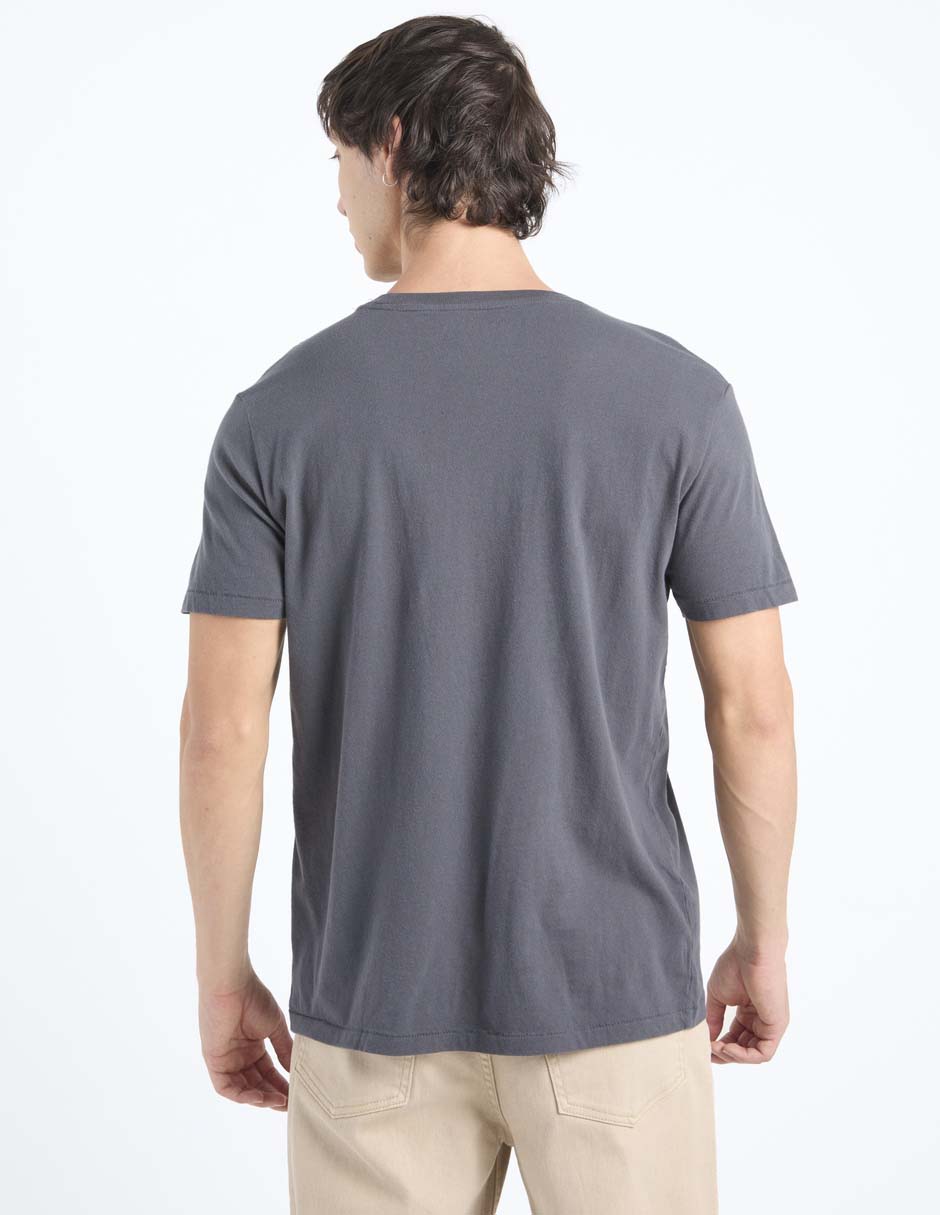 Playera cuello redondo para hombre