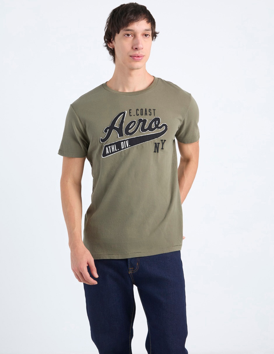 Playera cuello redondo para hombre 1