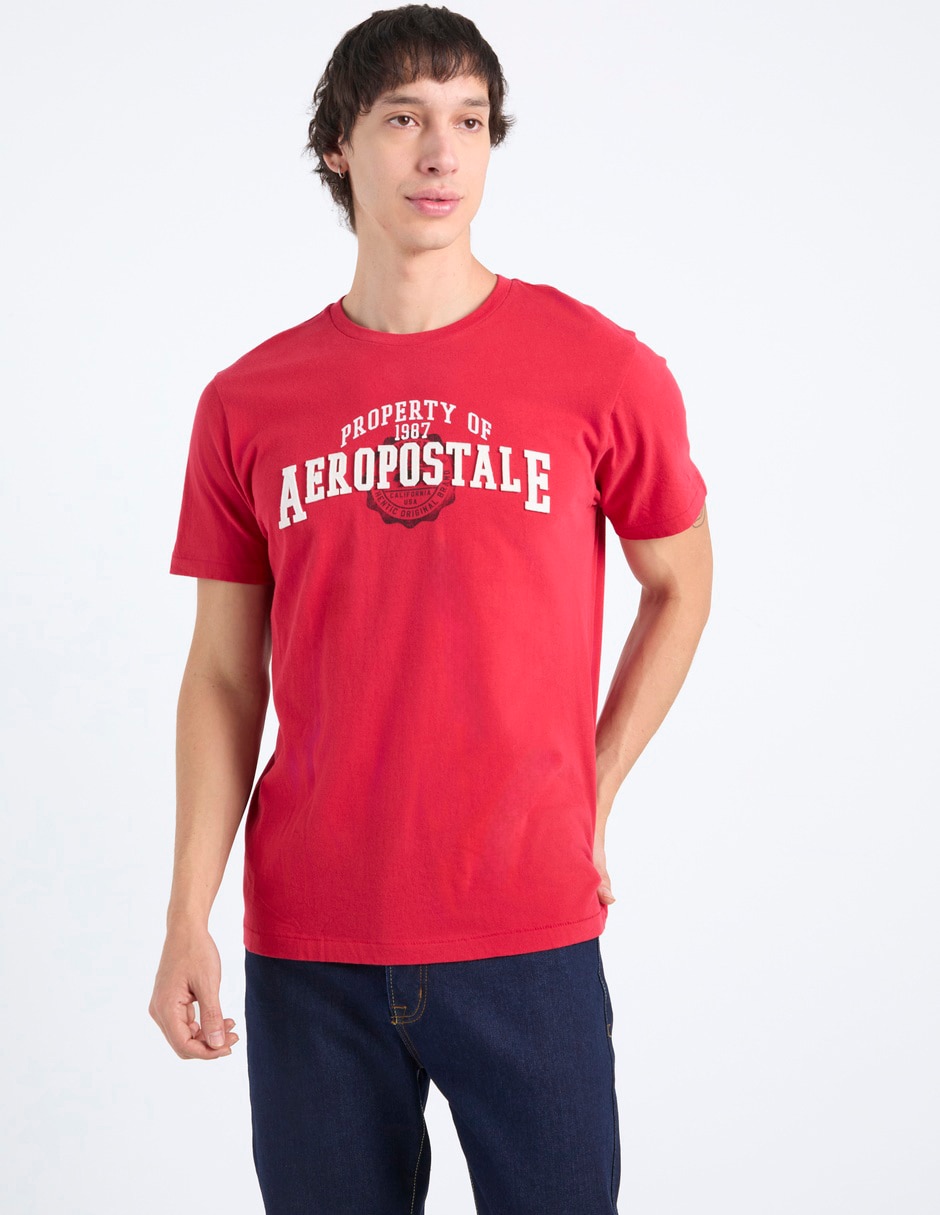 Playera Aéropostale cuello redondo para hombre