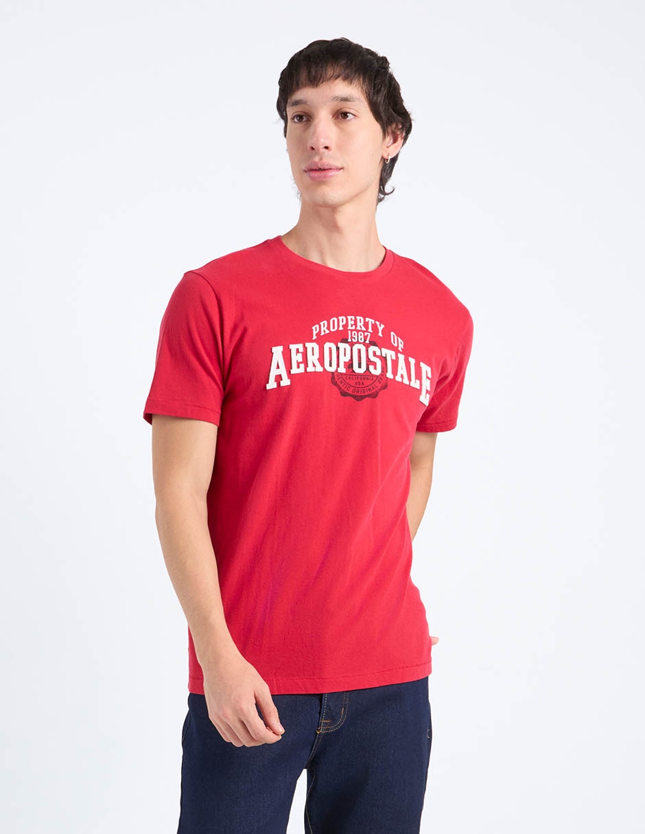 Playera Aéropostale cuello redondo para hombre
