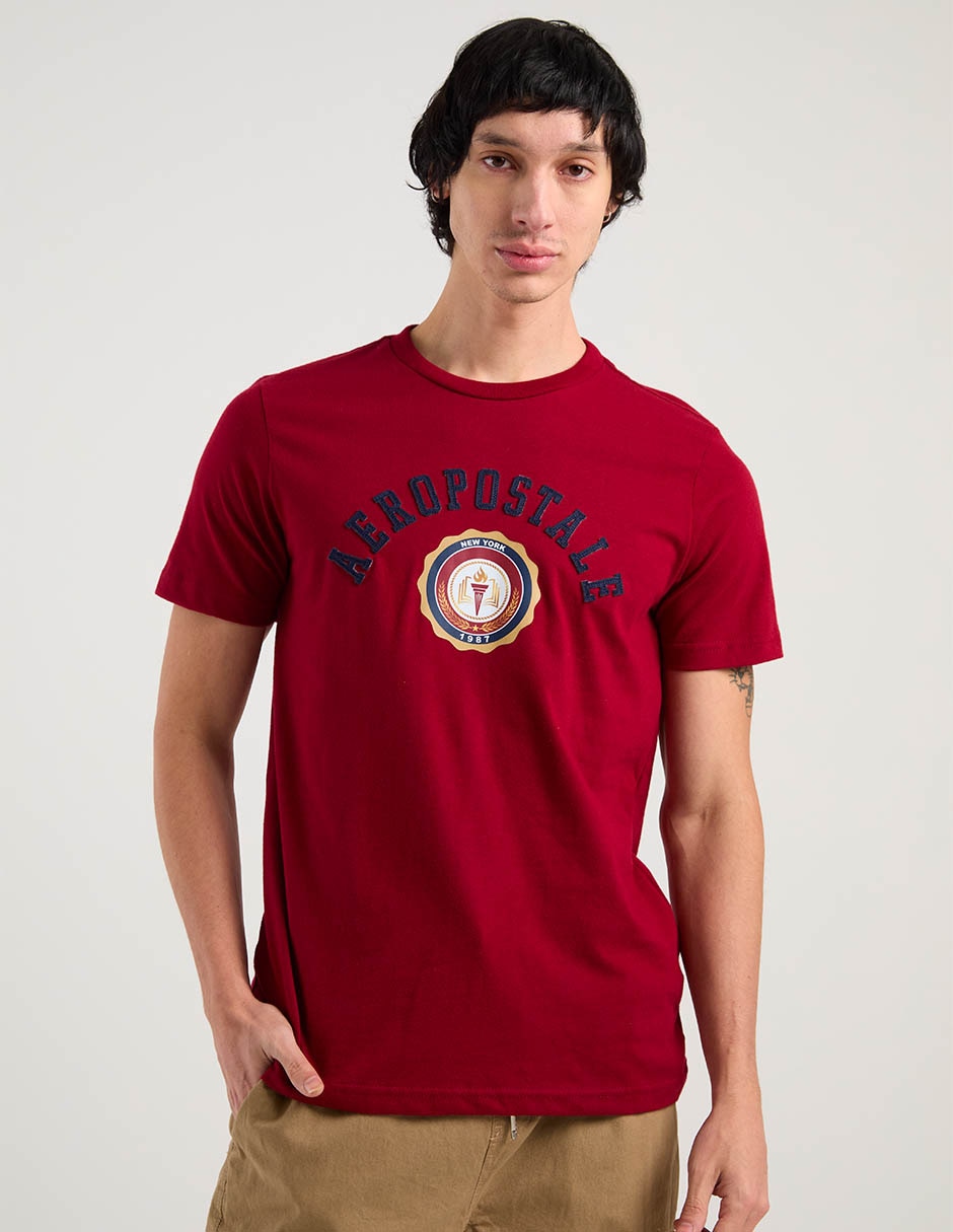 Playera Aéropostale cuello redondo para hombre
