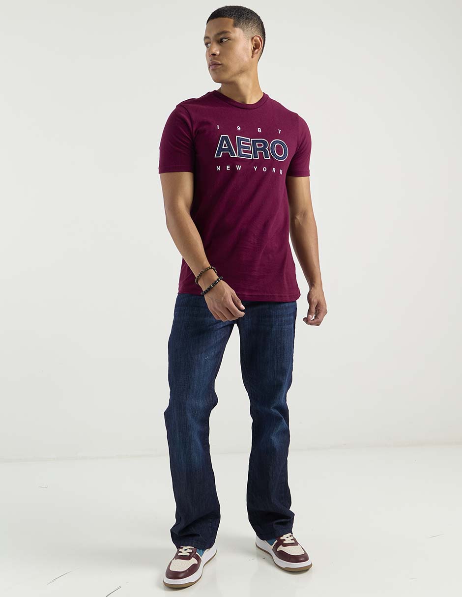 Jeans boot Aéropostale lavado medio para hombre