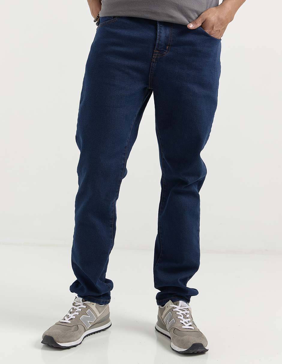 Jeans straight Aéropostale lavado obscuro para hombre