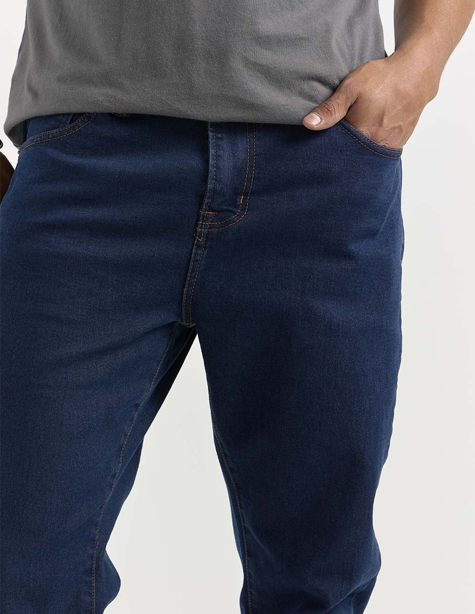 Jeans straight Aéropostale lavado obscuro para hombre