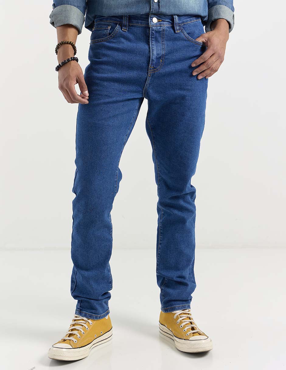 Jeans straight Aéropostale lavado medio para hombre