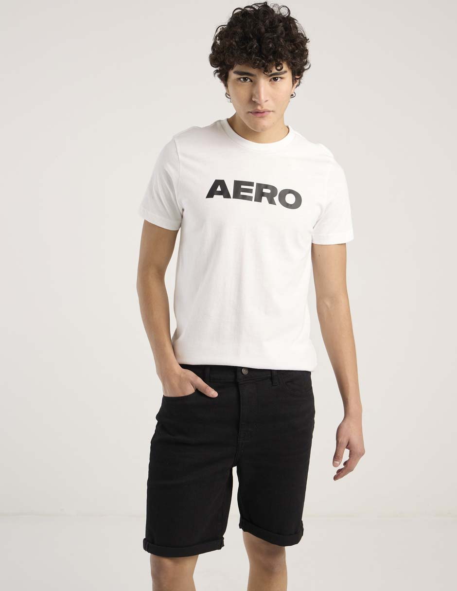 Short Aéropostale de mezclilla para hombre