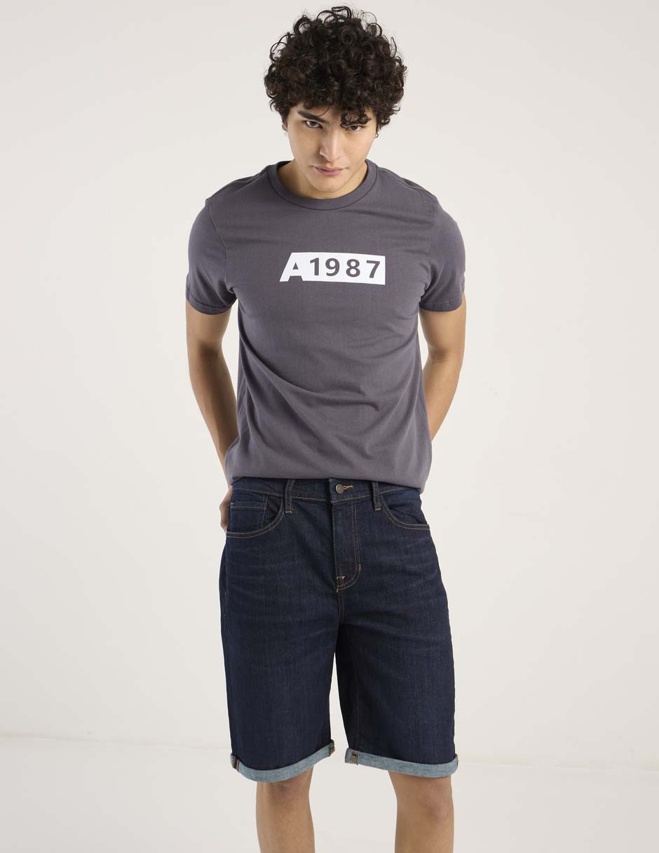 Short Aéropostale de mezclilla para hombre