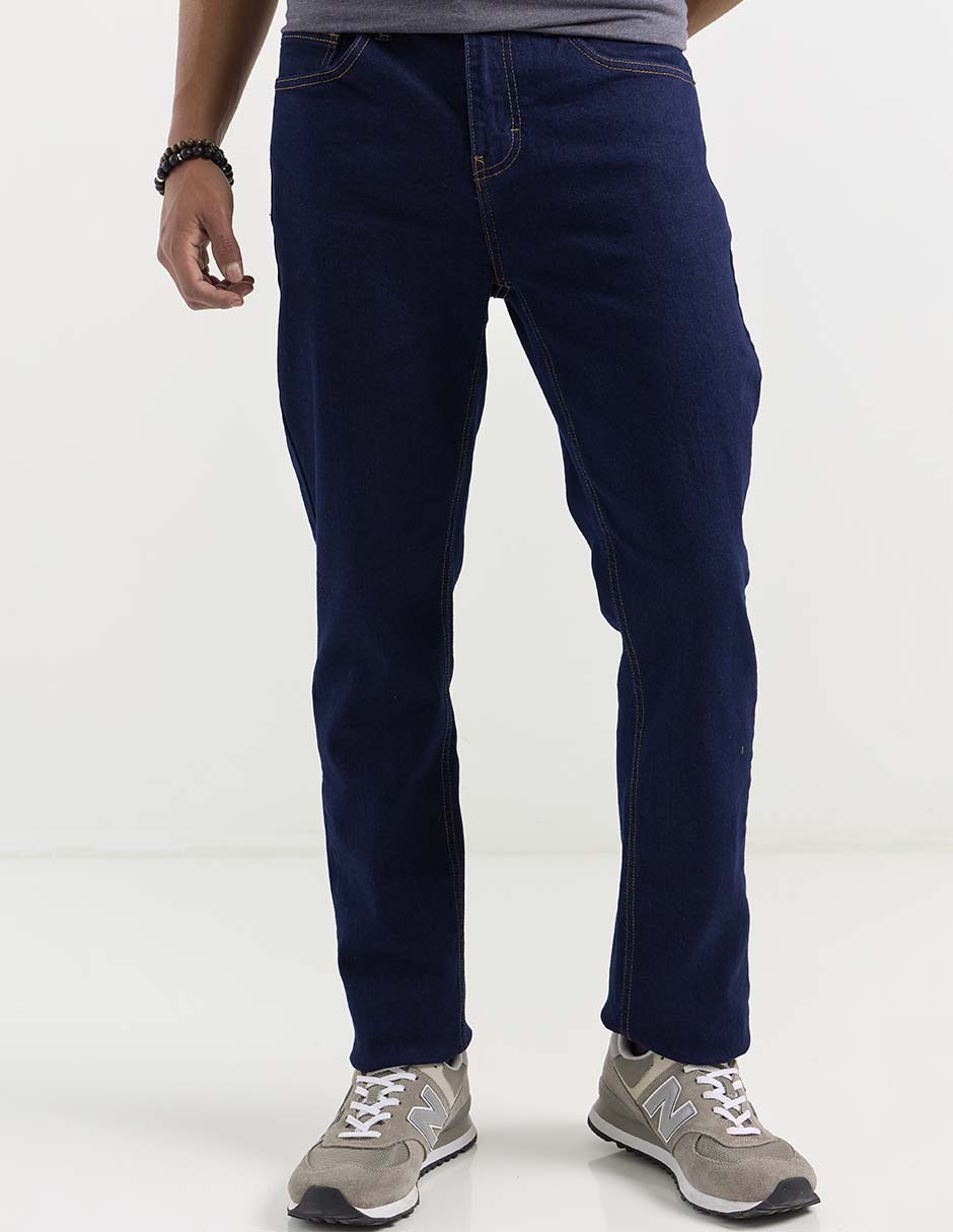 Jeans slim Aéropostale lavado obscuro para hombre