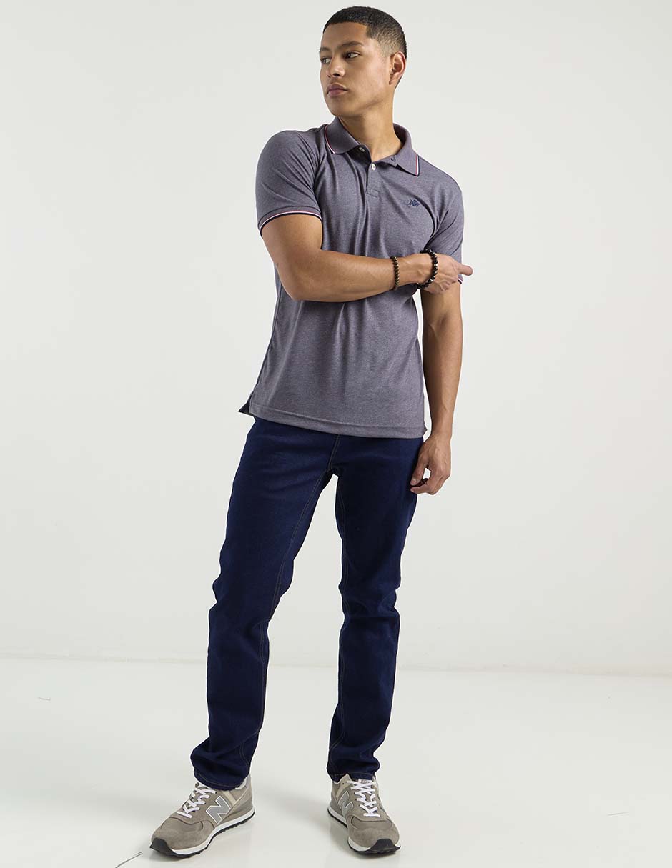 Jeans slim Aéropostale lavado obscuro para hombre