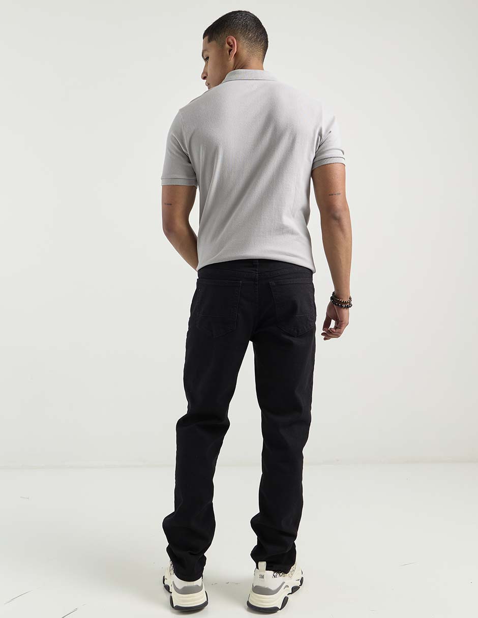 Jeans straight Aéropostale lavado obscuro para hombre