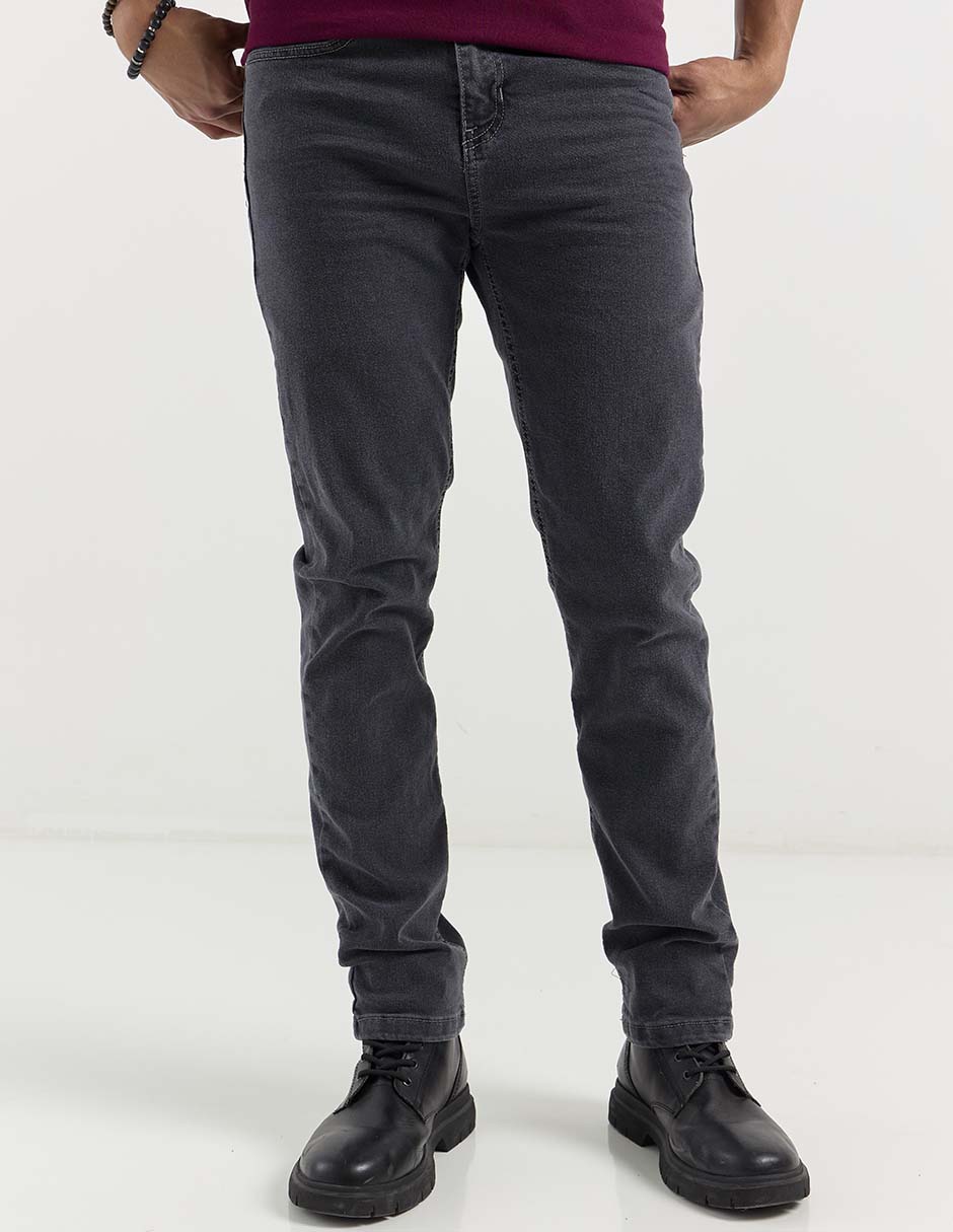 Jeans slim Aéropostale lavado stone wash para hombre