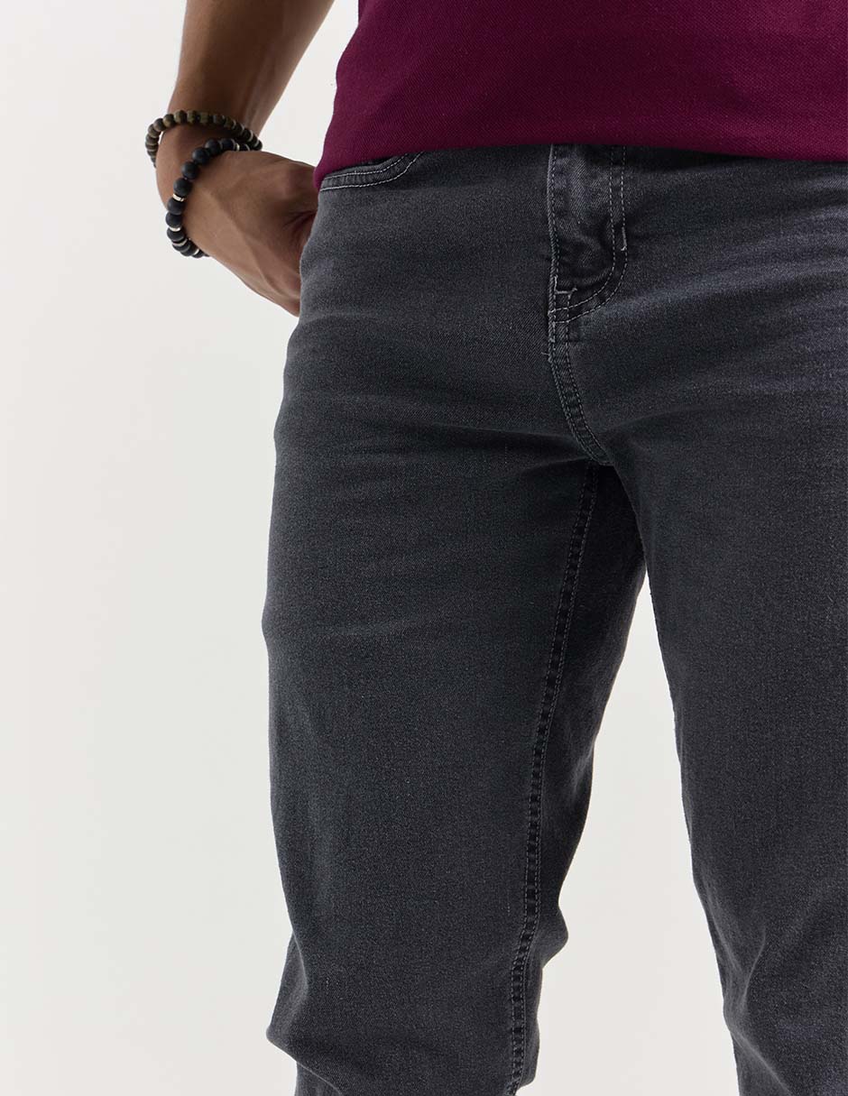 Jeans slim Aéropostale lavado stone wash para hombre