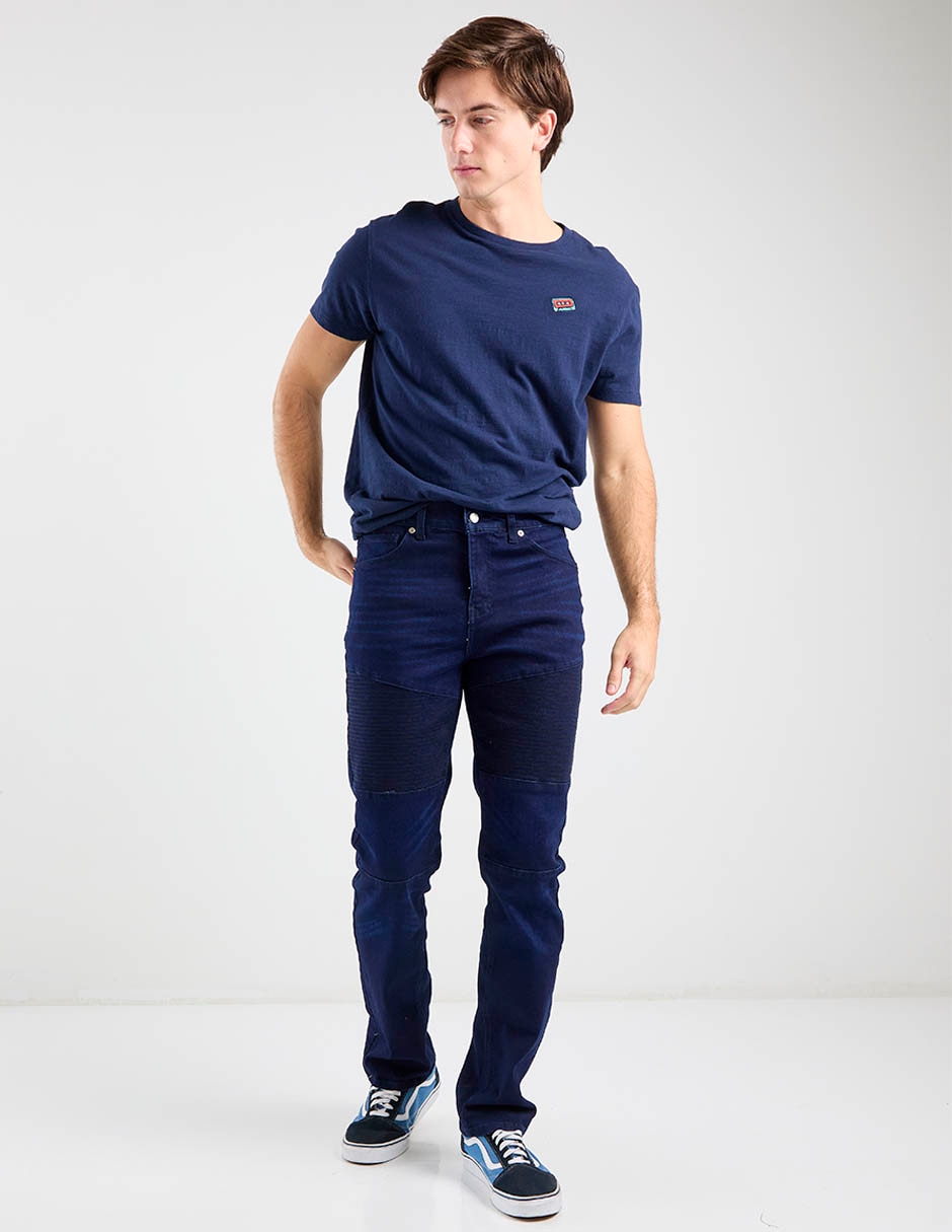 Jeans regular Aero lavado obscuro para hombre