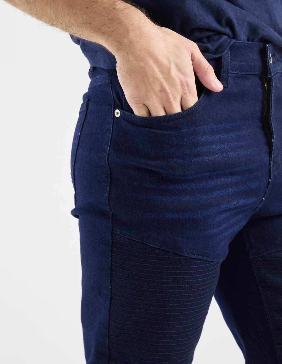 Jeans regular Aero lavado obscuro para hombre