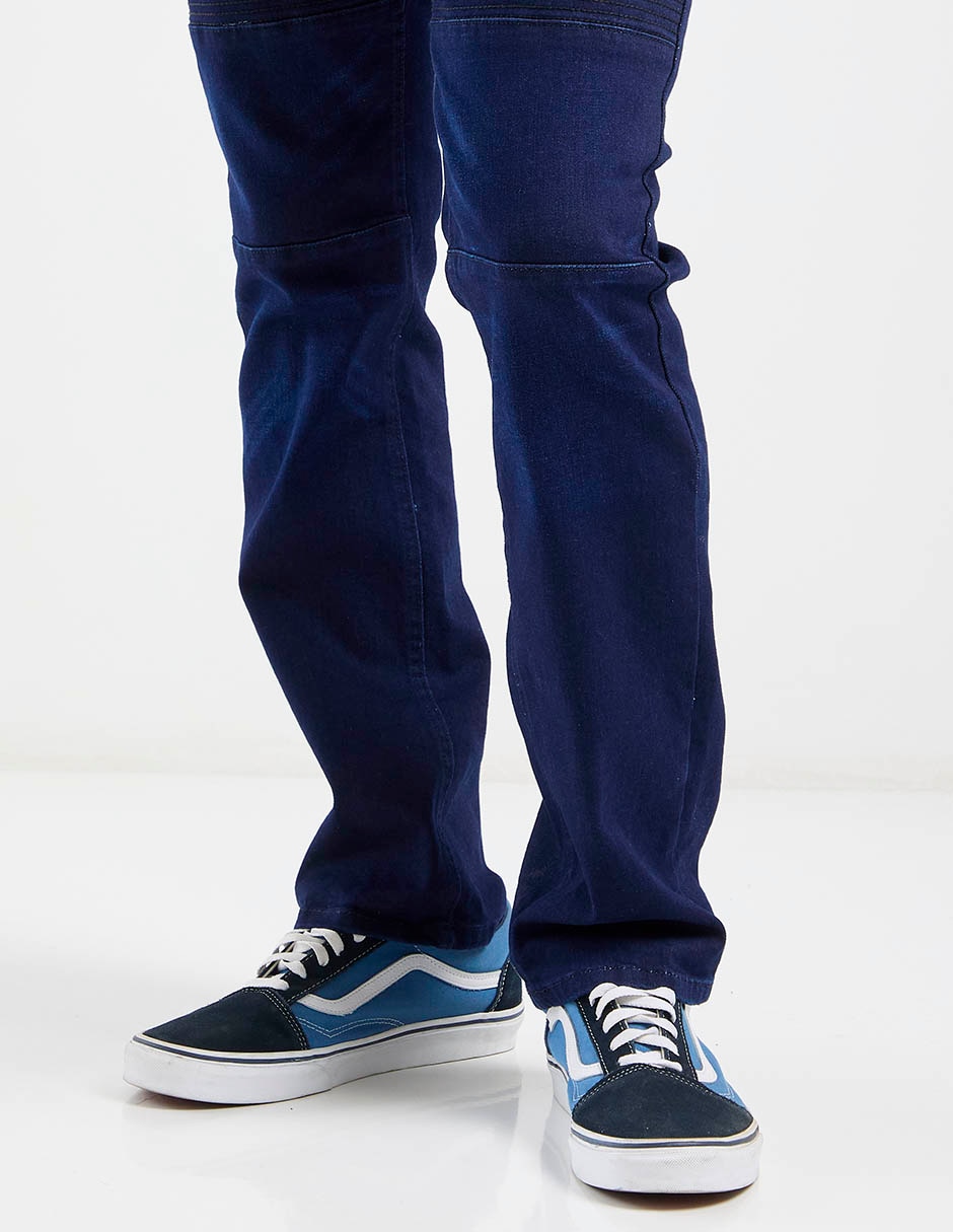 Jeans regular Aero lavado obscuro para hombre
