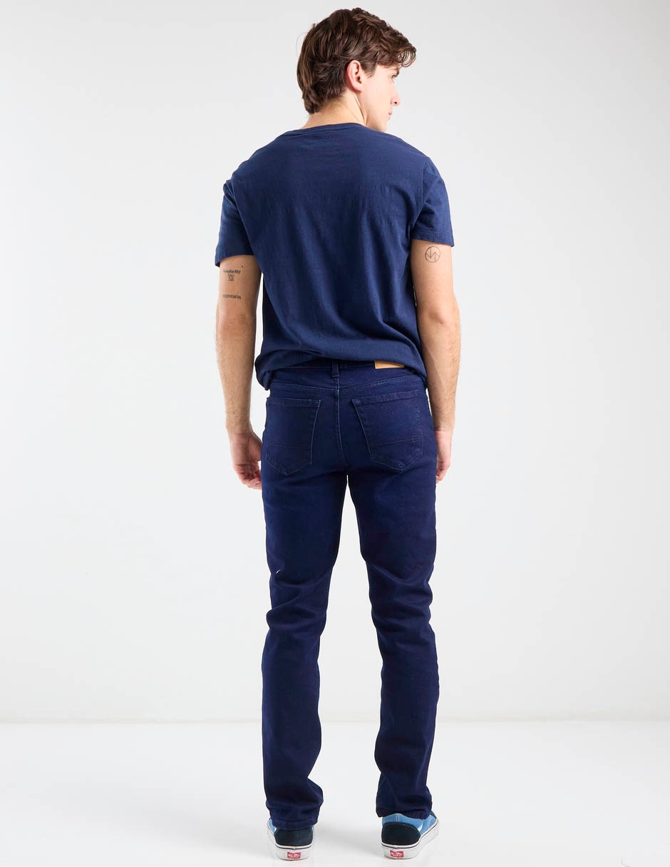 Jeans regular Aero lavado obscuro para hombre