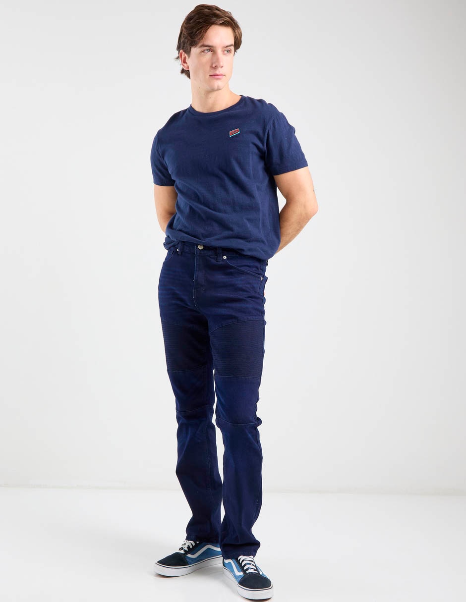 Jeans regular Aero lavado obscuro para hombre