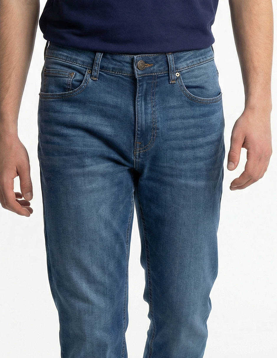 Jeans straight Aéropostale deslavado para hombre