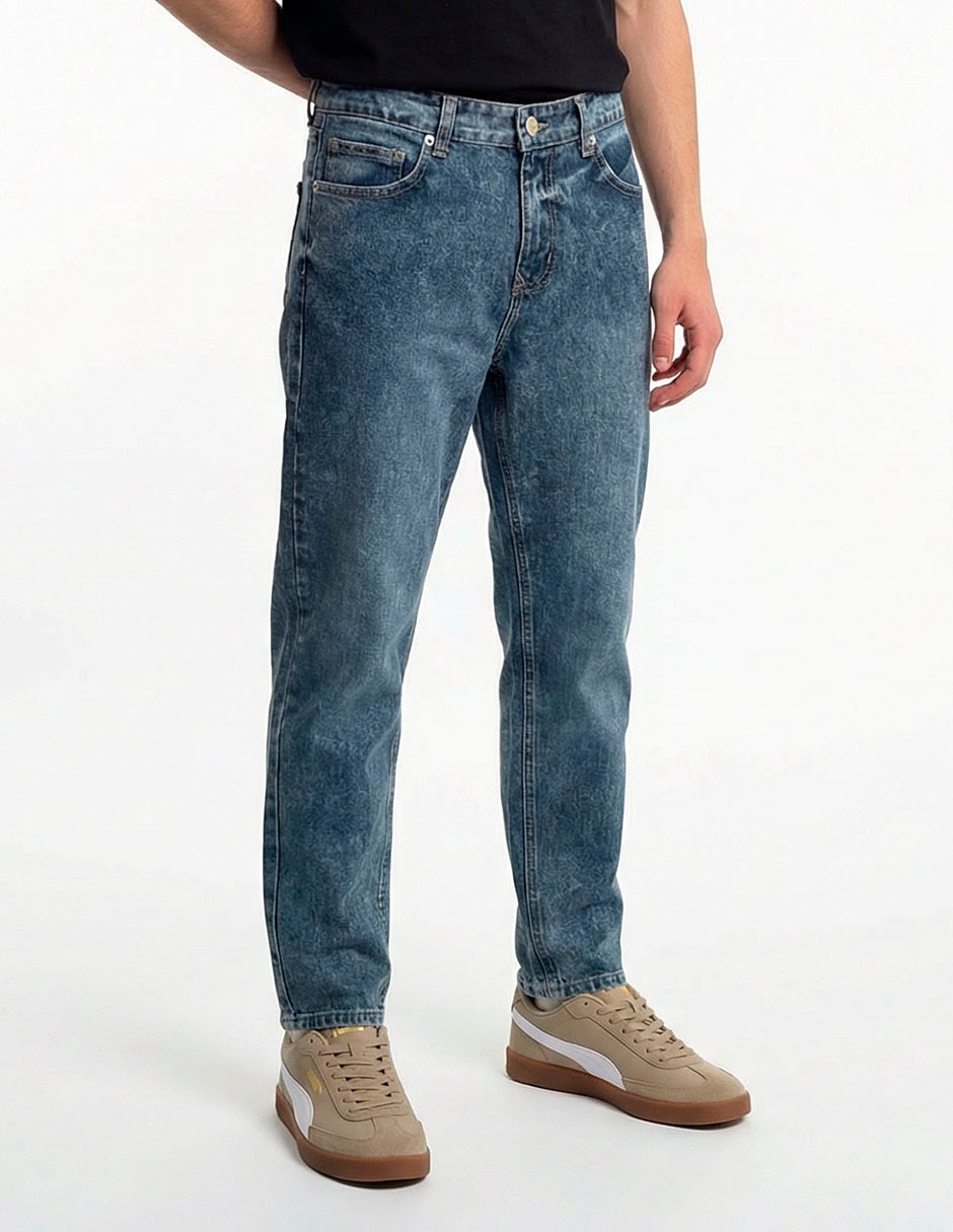 Jeans slim Aéropostale lavado bleach para hombre