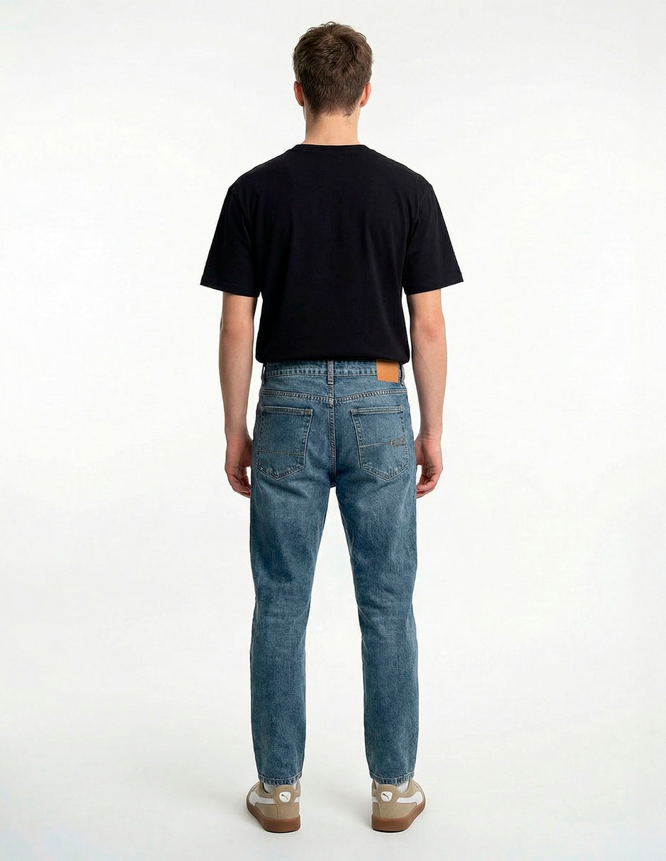 Jeans slim Aéropostale lavado bleach para hombre