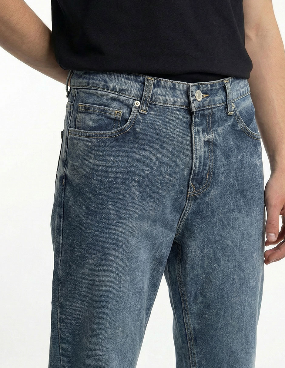 Jeans slim Aéropostale lavado bleach para hombre