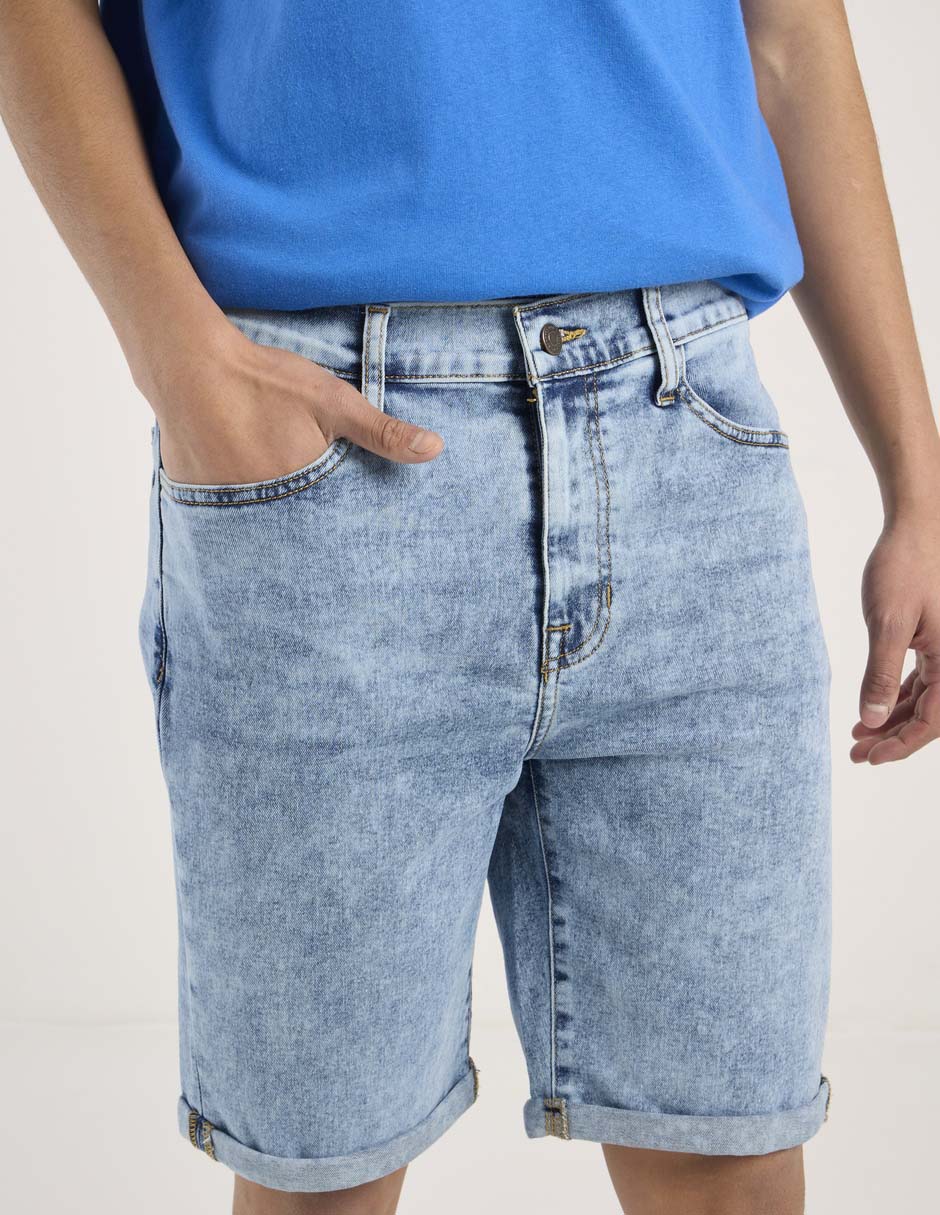 Short Aéropostale de mezclilla para hombre