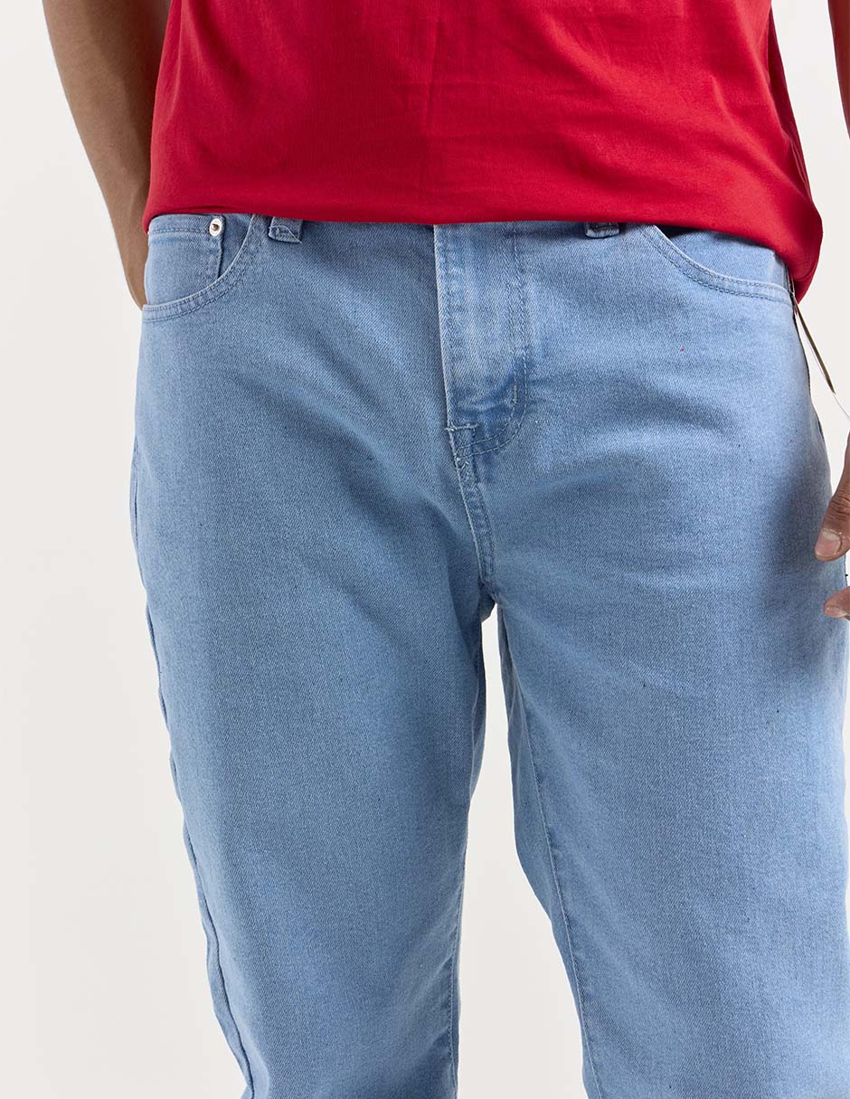 Jeans straight Aéropostale lavado claro para hombre