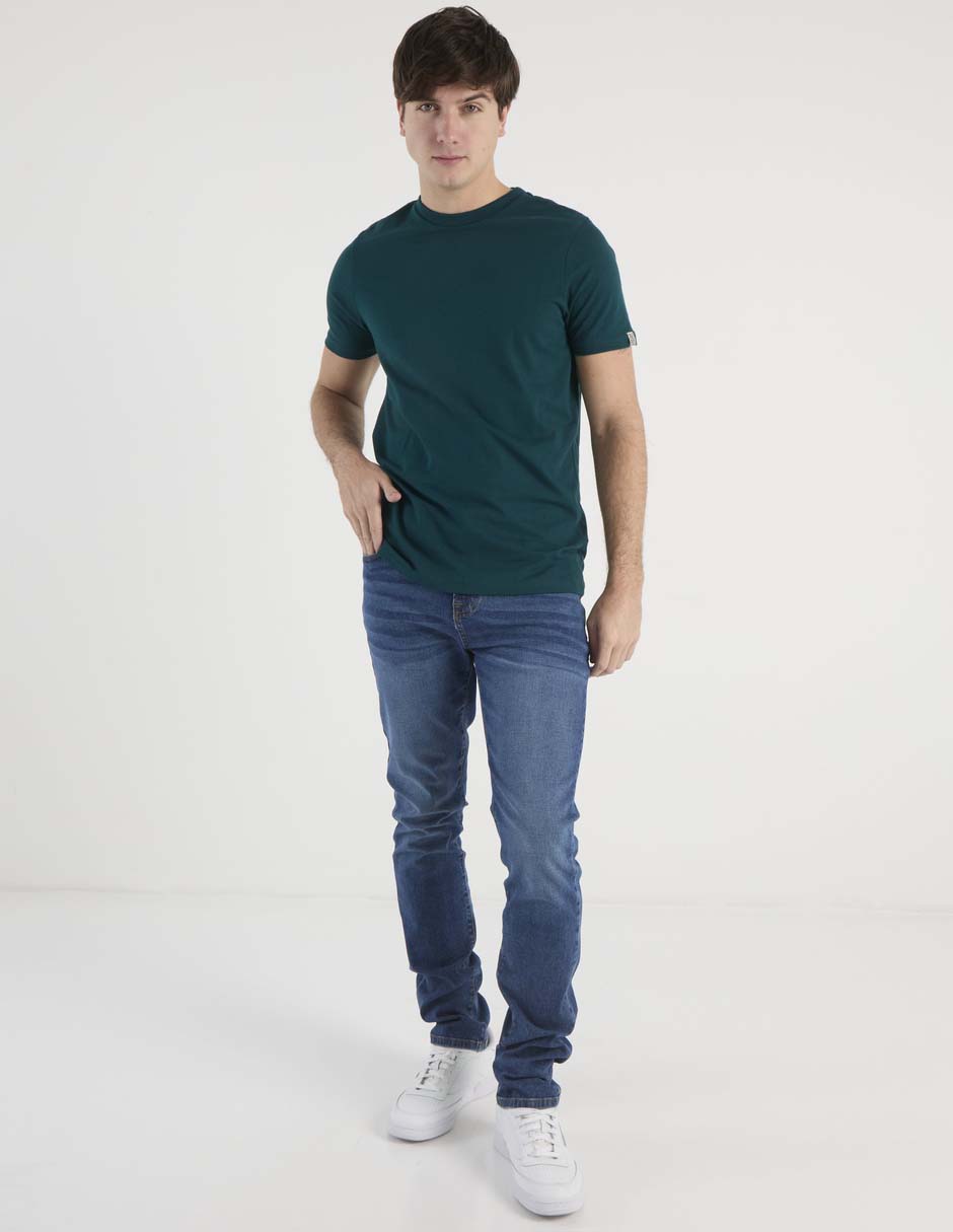 Jeans skinny Aéropostale lavado whisker para hombre