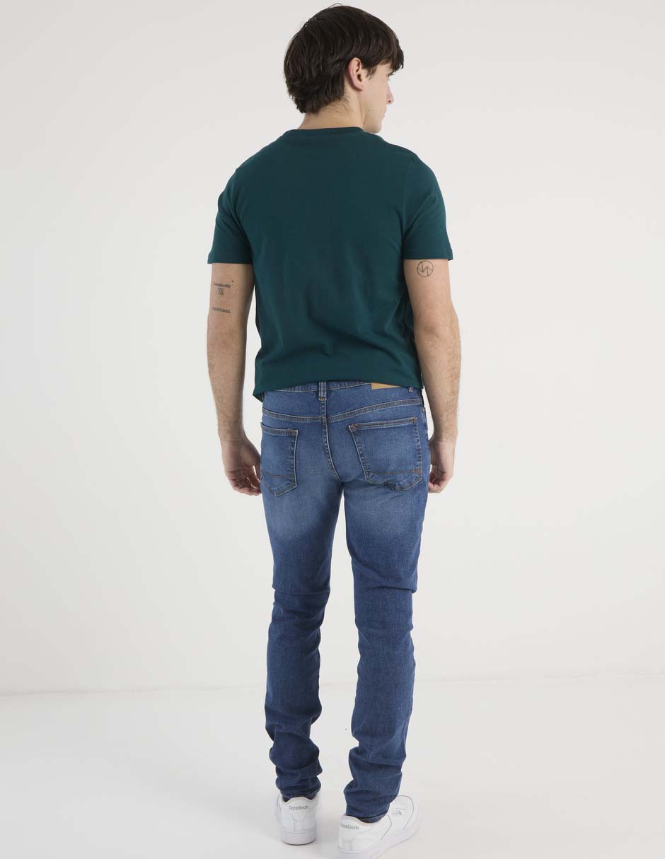 Jeans skinny Aéropostale lavado whisker para hombre