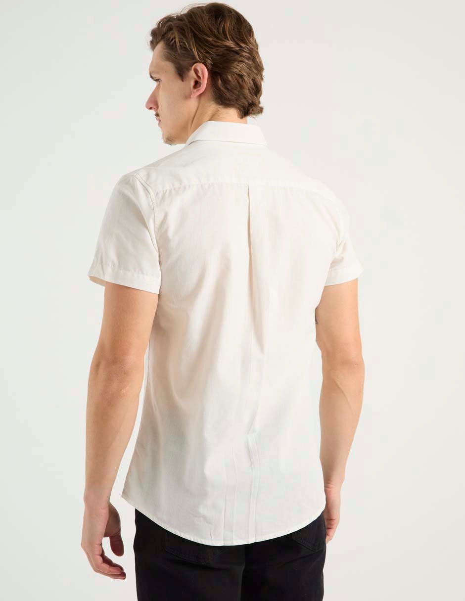 Camisa casual Aéropostale de algodón manga corta para hombre