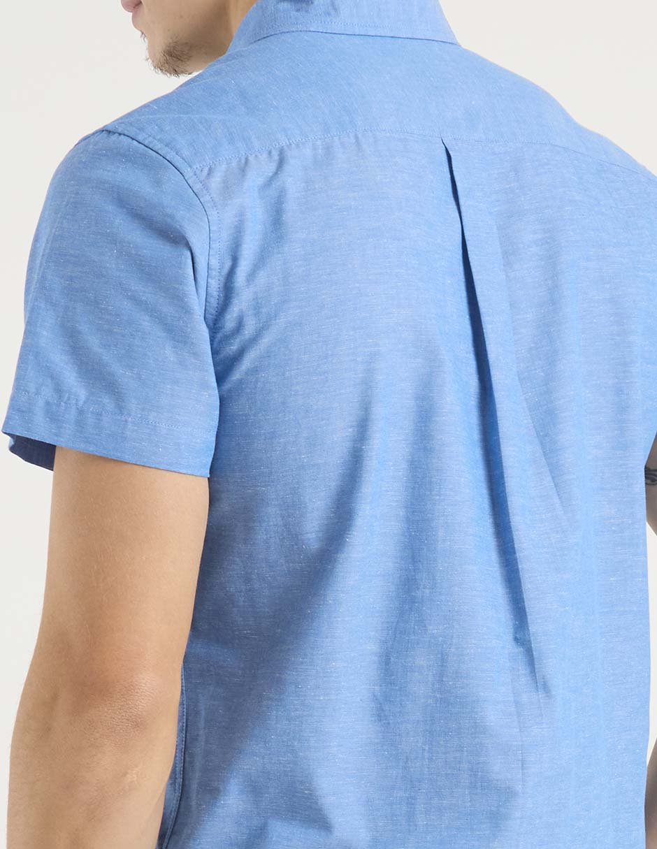 Camisa casual Aéropostale de algodón manga corta para hombre