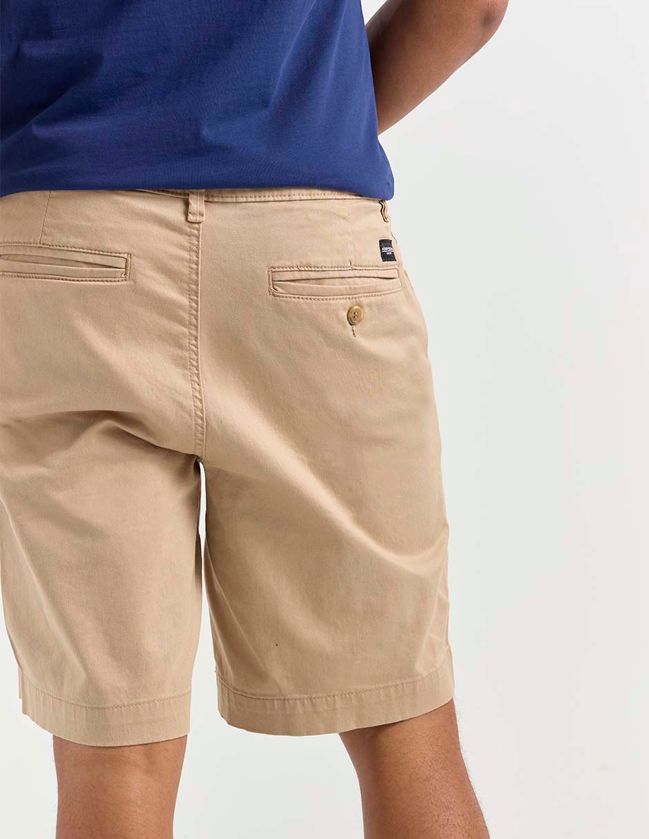 Bermuda Aéropostale de gabardina para hombre