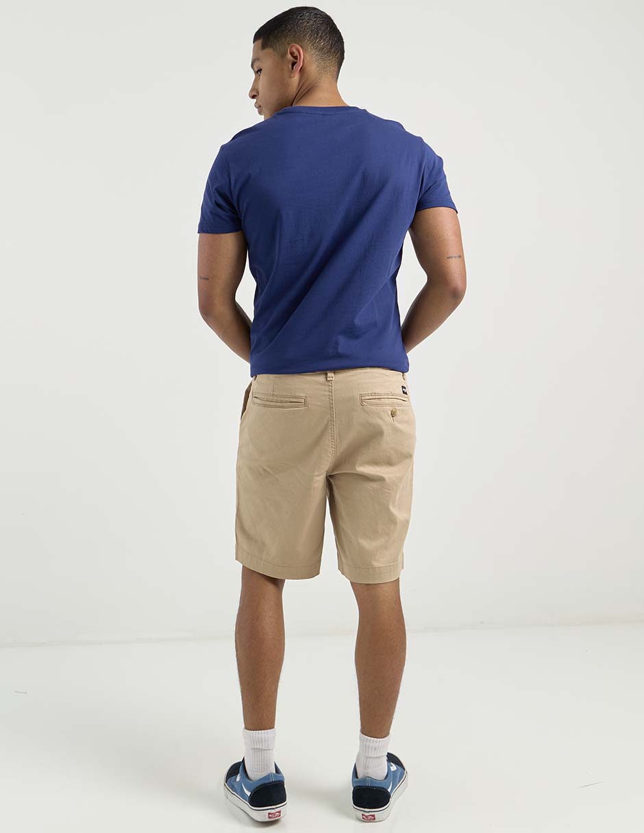 Bermuda Aéropostale de gabardina para hombre