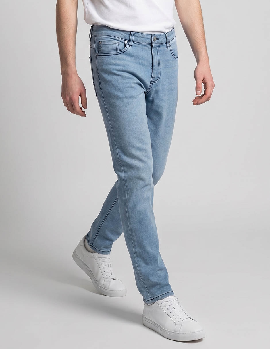 Jeans slim Aero lavado medio para hombre